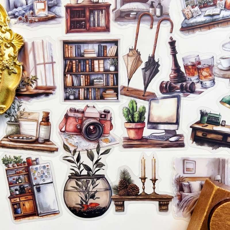 Domestic Art Sticker 50PCS