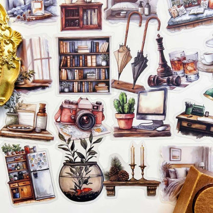 Domestic Art Sticker 50PCS