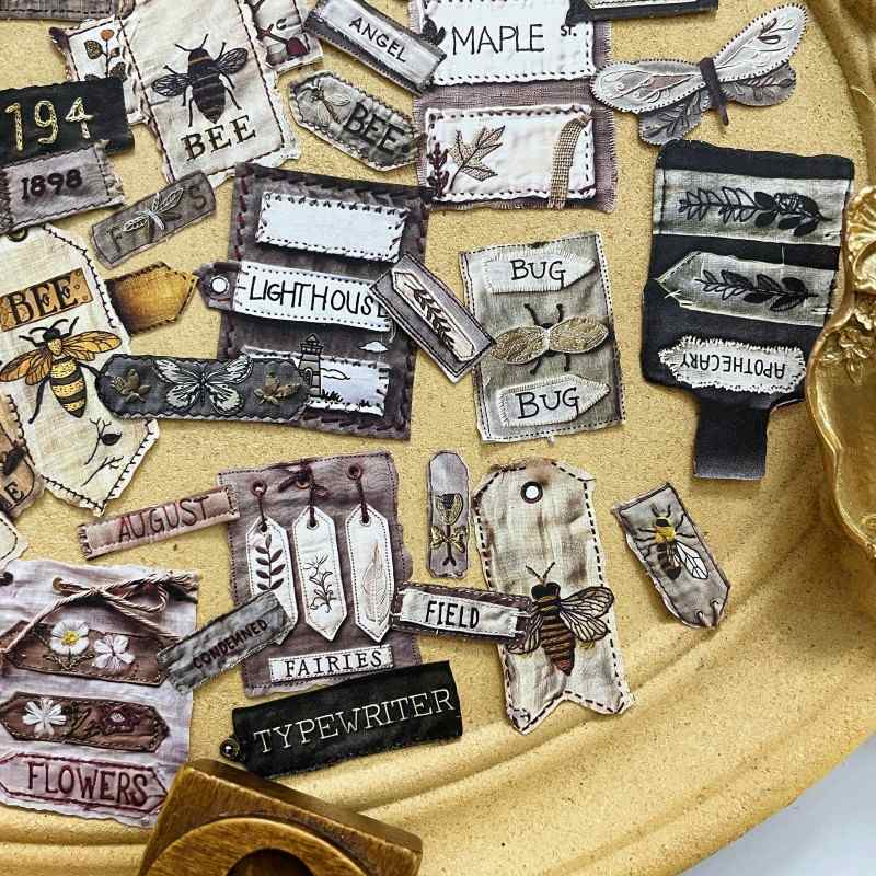 Collection Cloth Tags Sticker 60PCS