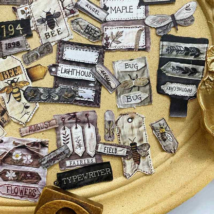 Collection Cloth Tags Sticker 60PCS