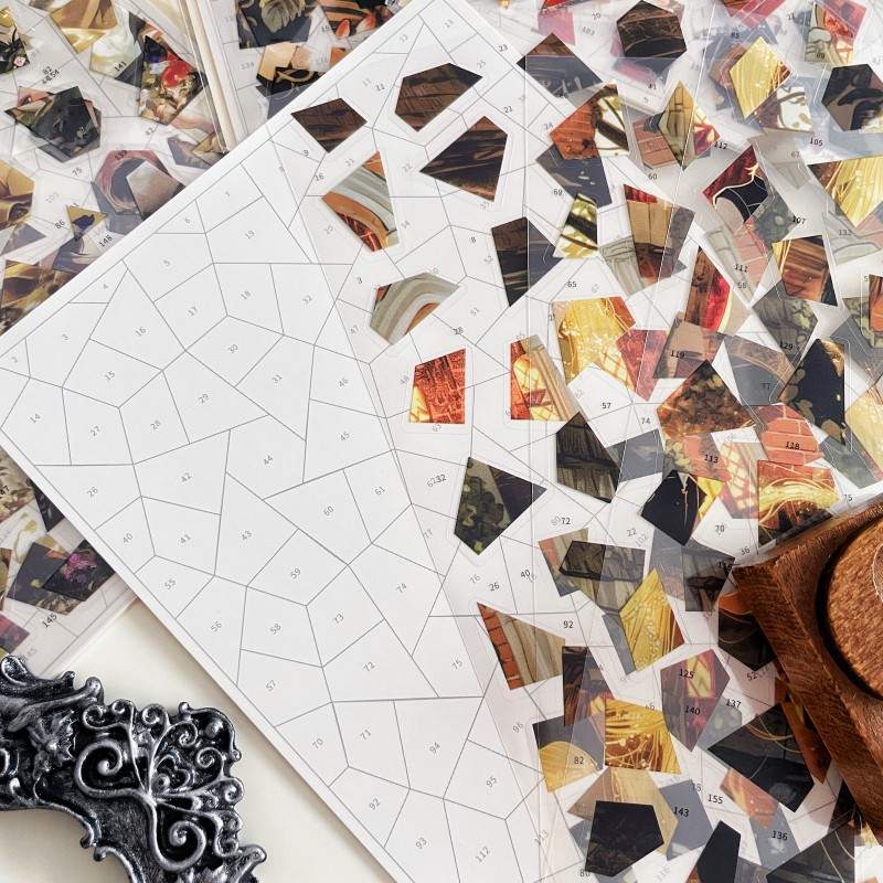 Fairy Tale Paint-by-Number Sticker Kit