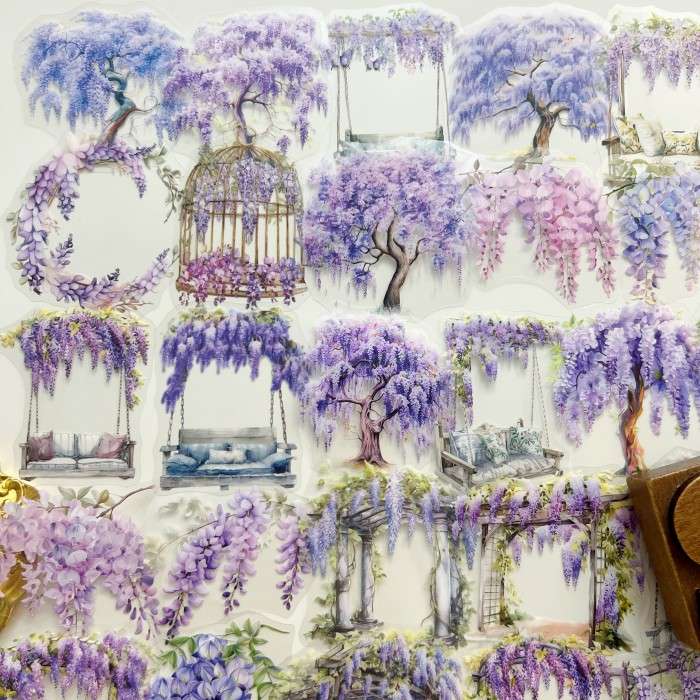 Wisteria Essence Sticker 60PCS