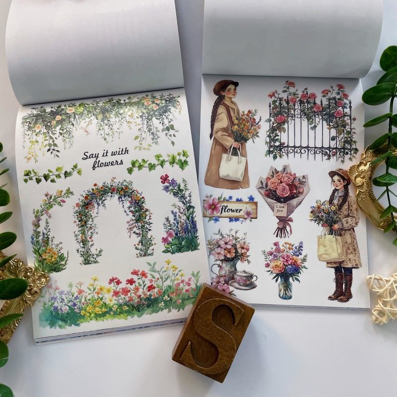 Florist's Dream Sticker Book 20Sheets