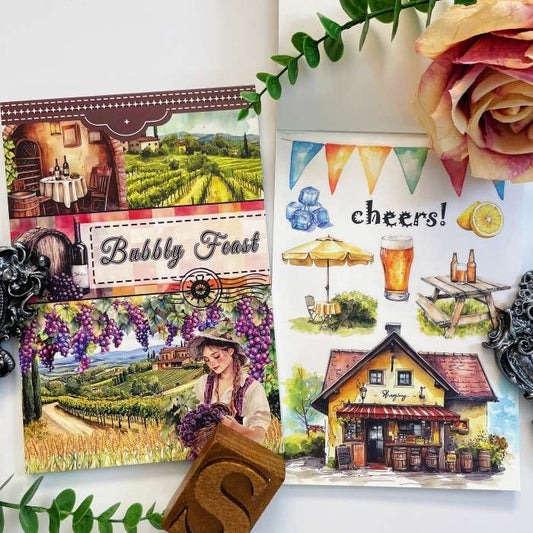 Bubbly Feast Sticker Book 20Sheets