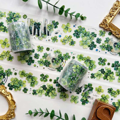 Verdant Clover PET Tape | Xiao Bai Jia