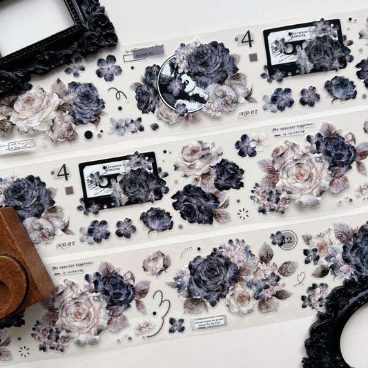 Smoky Bloom PET Tape | Xiao Bai Jia