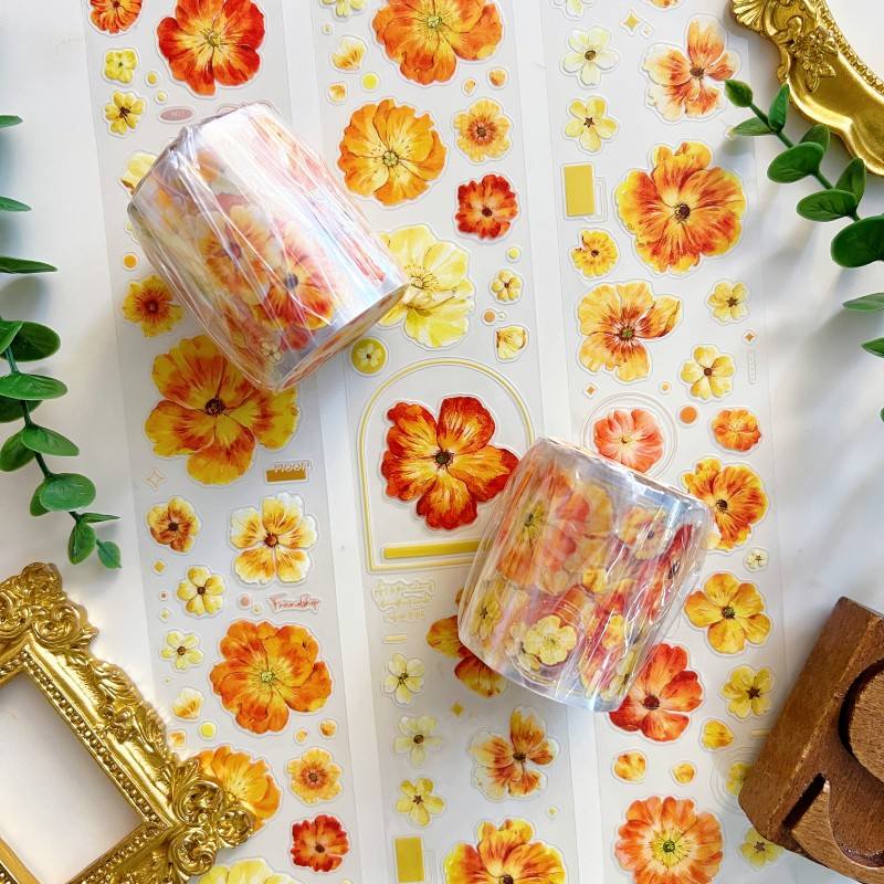 Gold Serenity PET Tape | Xiao Bai Jia