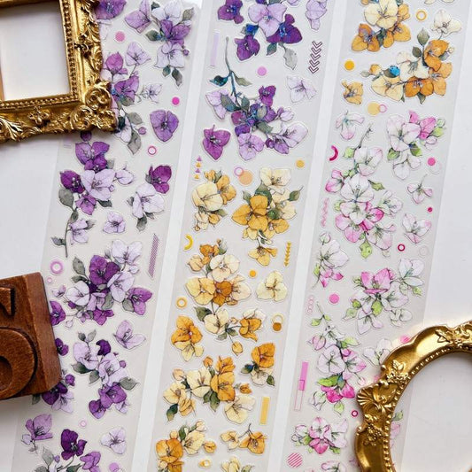 Bougainvillea Glow PET Tape | Yier