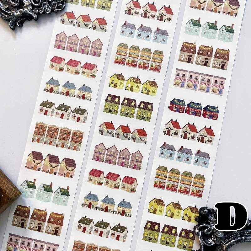 Cat House Times Kraft Paper Sticker Roll