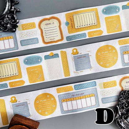 Daily Writing Kraft Paper Sticker Roll