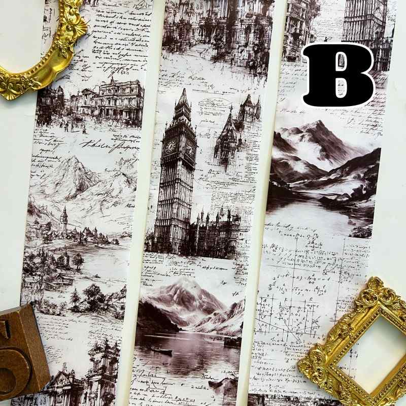 European Travel Guide Washi Tape Roll