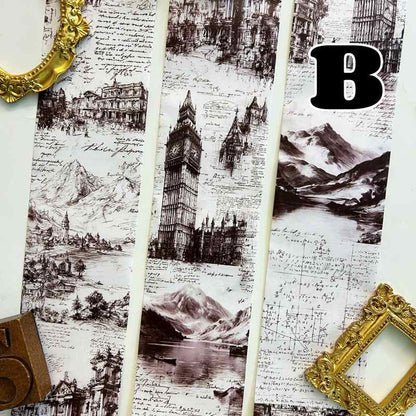 European Travel Guide Washi Tape Roll