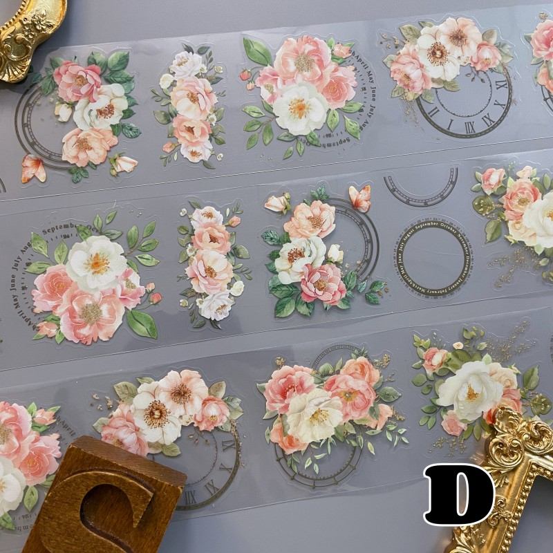 Flowers Melody PET Tape Roll