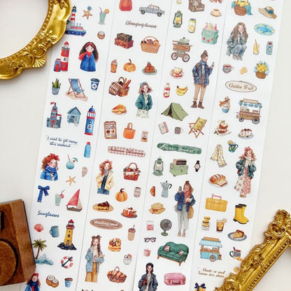 Journeying Through Kraft Paper Sticker Roll