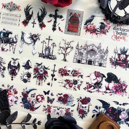 Gothic Aesthetic Tape Set | WUBAO