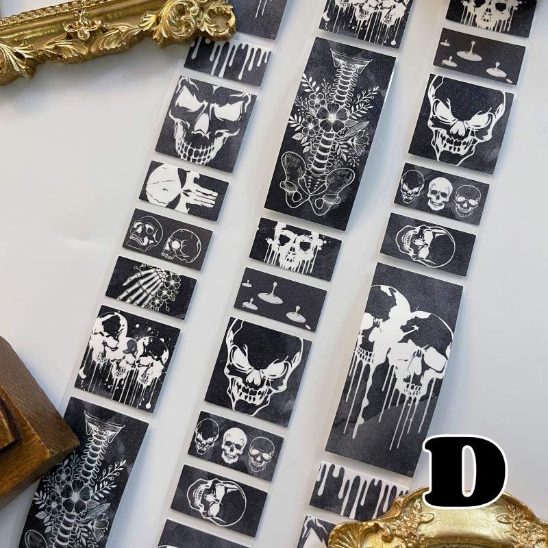 Night Dawn Kraft Paper Sticker Roll
