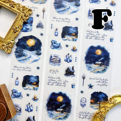 Cloud Snow PET Tape Roll