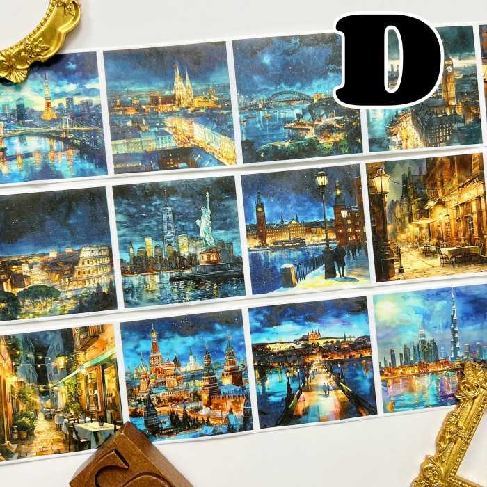 Night Painting Washi Tape Roll