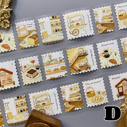 Vernal Opening Kraft Paper Sticker Roll