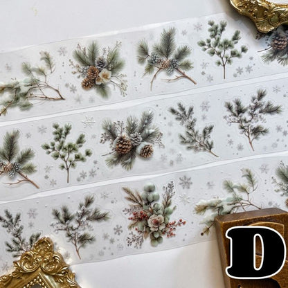 Winter Flower Field PET Tape Roll