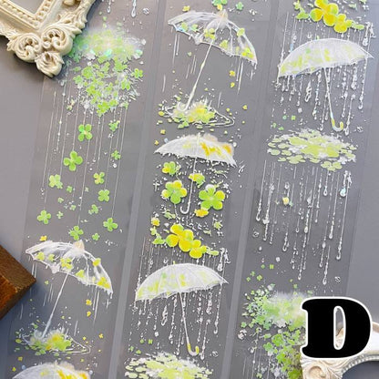 Hazy Rain PET Tape Roll