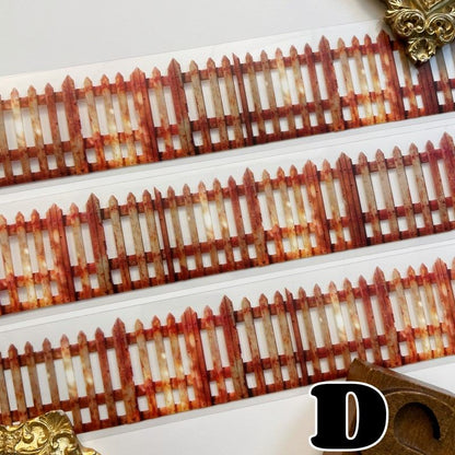 Rust Fence PET Tape Roll