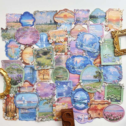 Monet's Picture Frame Sticker 60PCS