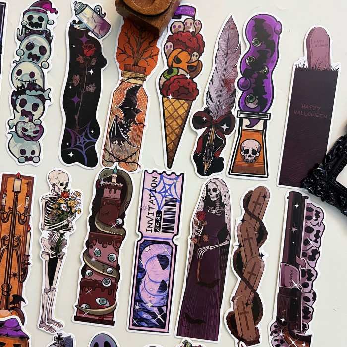 Spooky Retro Note Paper 30PCS