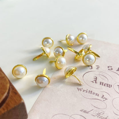Elegant Drop Paper Fasteners 12PCS