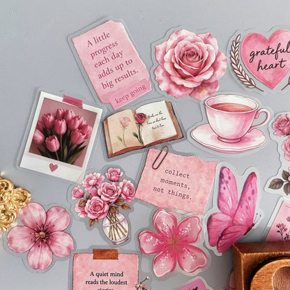 Pink Power Sticker 50PCS