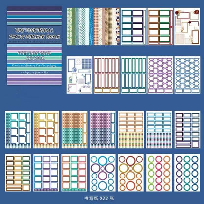 The Functional Focus Sticker Book 24Sheets