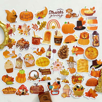 Harvest Thanks Sticker 50PCS