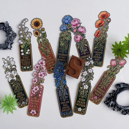 Old-Style Bloom Note Paper 10PCS