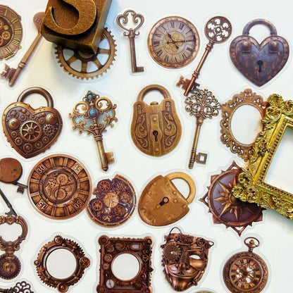 Timeworn Iron Sticker 50PCS