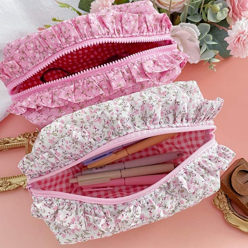 Pink Floret Pouch