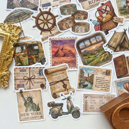 City Letter Sticker 50PCS