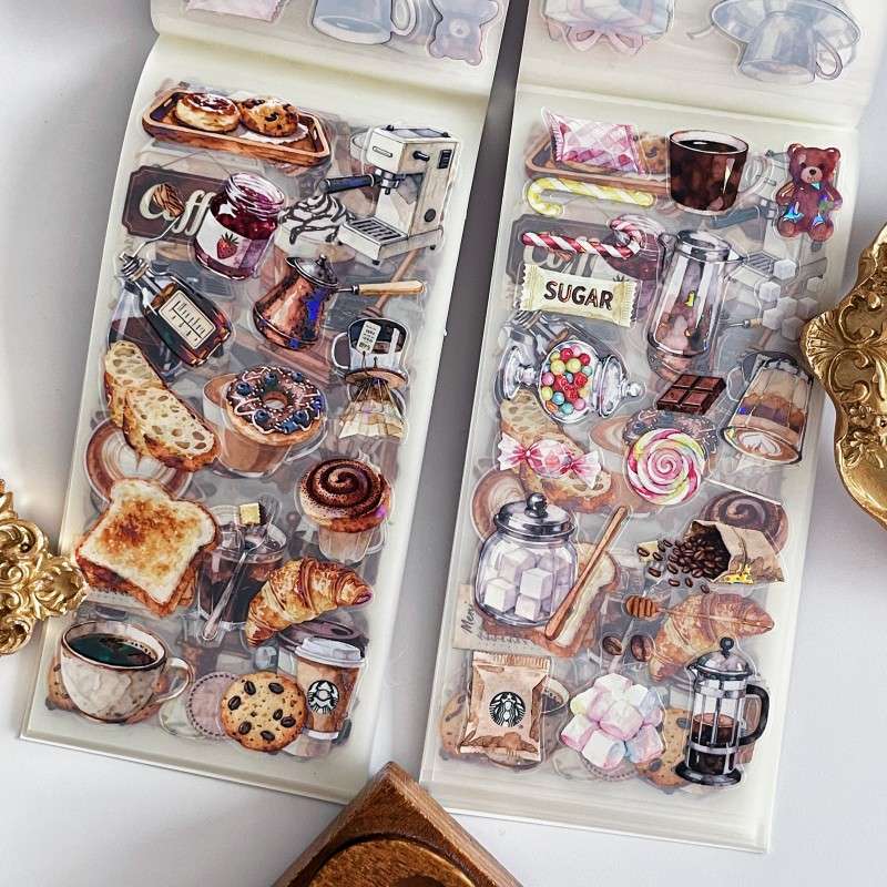 Coffee Story Sticker Book 20Sheets