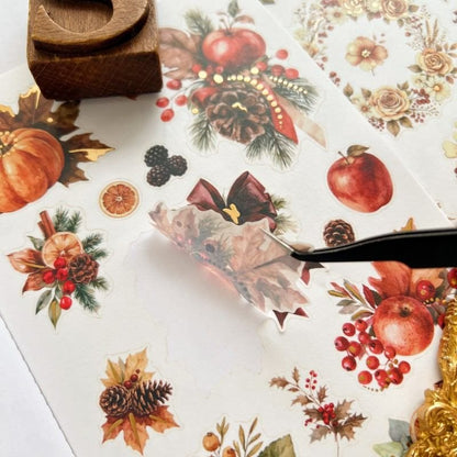 Autumn Herbarium Sticker Book 20Sheets