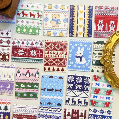 Fair Isle Design Sticker 51PCS