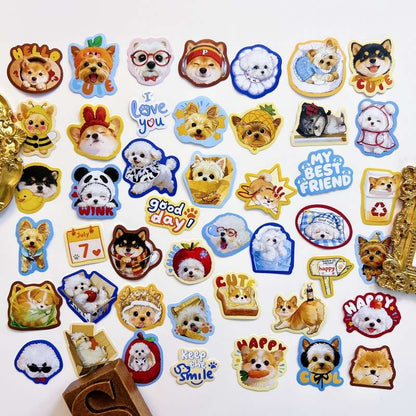 Puppy Party Sticker 45PCS