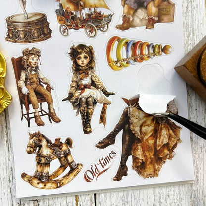 Traces Of Time Sticker Book 20Sheets