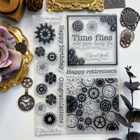 Mechanical Mood Clear Stamp