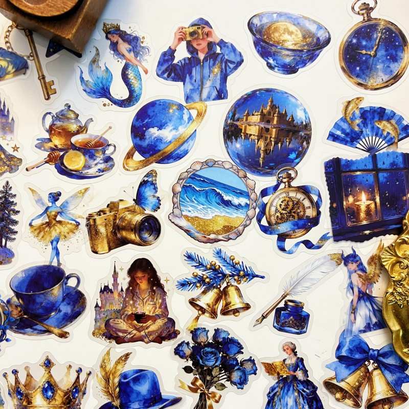 Blue Starhome Sticker 56PCS