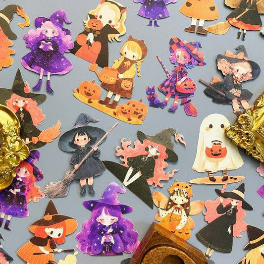 Little Witch Lilith Sticker 60PCS