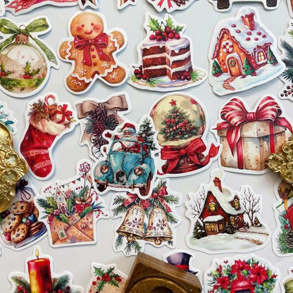 Watercolor Noel Sticker 50PCS
