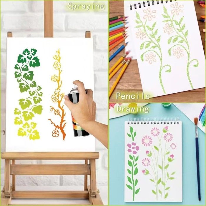 DIY Decorative Stencil Set NO.56
