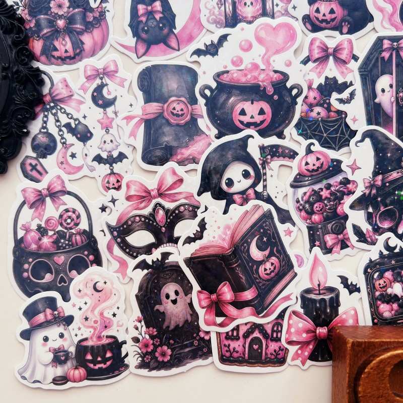 Blush Hallow Sticker 50PCS