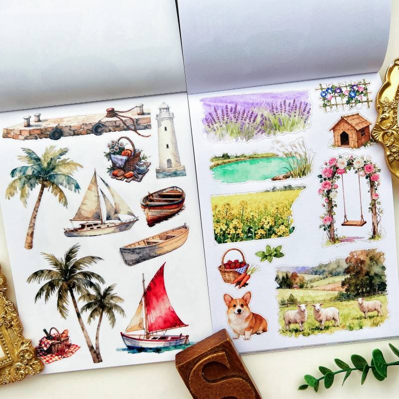 Journey Life Sticker Book 20Sheets