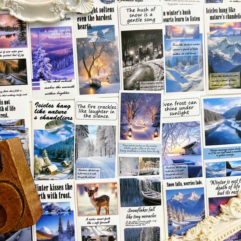 Winter Scene Sticker 50PCS