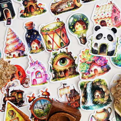 Enchanted Hut Sticker 50PCS